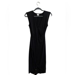 A New Day Sleeveless Wrap Dress from Target (Black, XS)